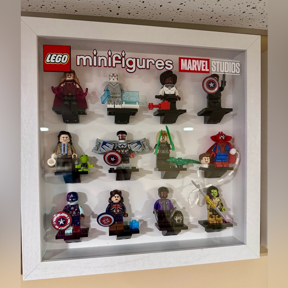 Lego Collectible Minifigures - Marvel Studios, Series 1 -  Complete with frame.